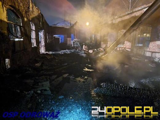 10 zastępów straży gasiło pożar w powiecie krapkowickim