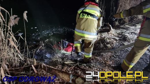 10 zastępów straży gasiło pożar w powiecie krapkowickim