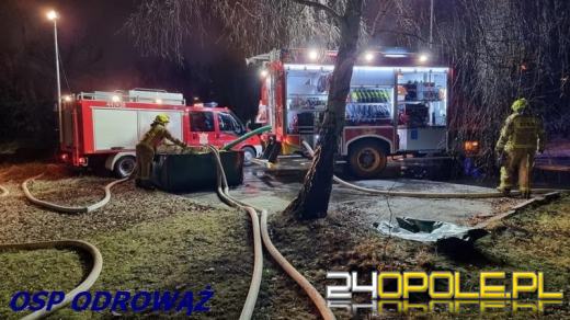 10 zastępów straży gasiło pożar w powiecie krapkowickim