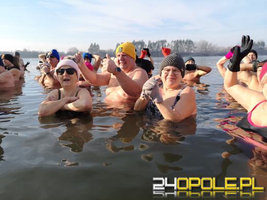 Niedzielne morsowanie na kąpielisku Bolko