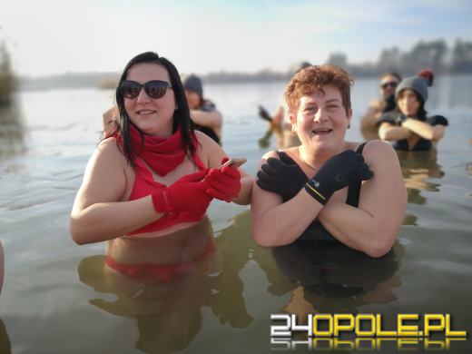 Niedzielne morsowanie na kąpielisku Bolko