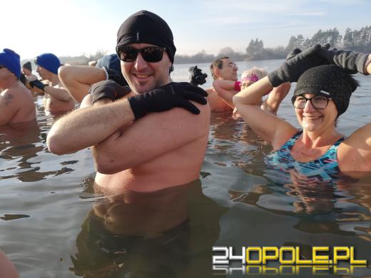 Niedzielne morsowanie na kąpielisku Bolko