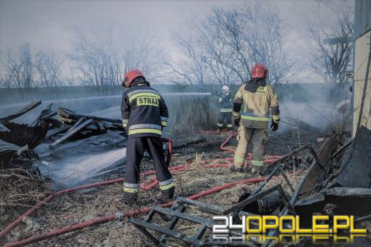 Podejrzany o podpalenie tartaku w Prószkowie w rękach kryminalnych z Opola