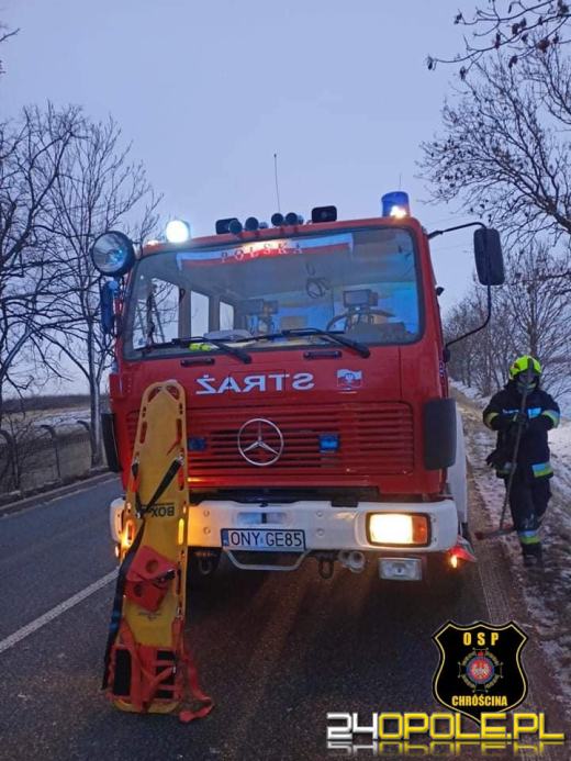 Niebezpieczny poranek w powiecie Nyskim