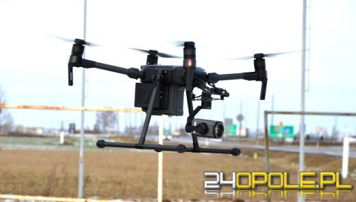Policyjny dron w akcji