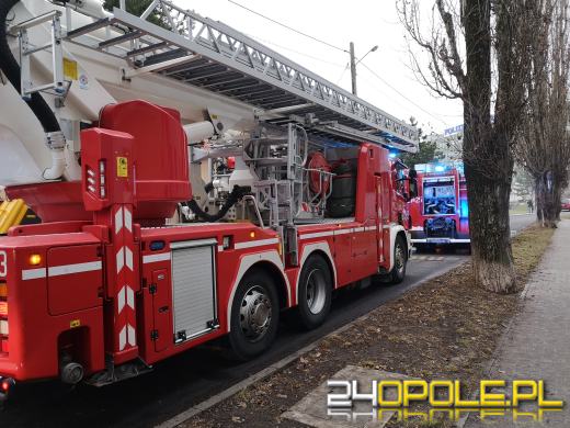 Pożar pomieszczenia gospodarczego przy ulicy Stokrotek