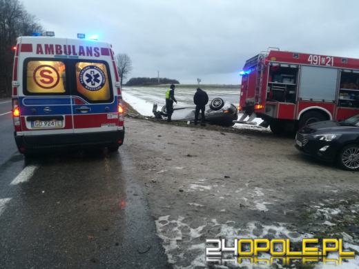 Dachowanie w Błotnicy Strzeleckiej. Lądował śmigłowiec LPR