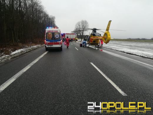 Dachowanie w Błotnicy Strzeleckiej. Lądował śmigłowiec LPR