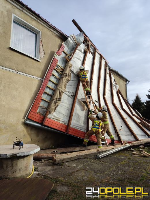 Strażacy podsumowali działania związane z silnym wiatrem na Opolszczyźnie