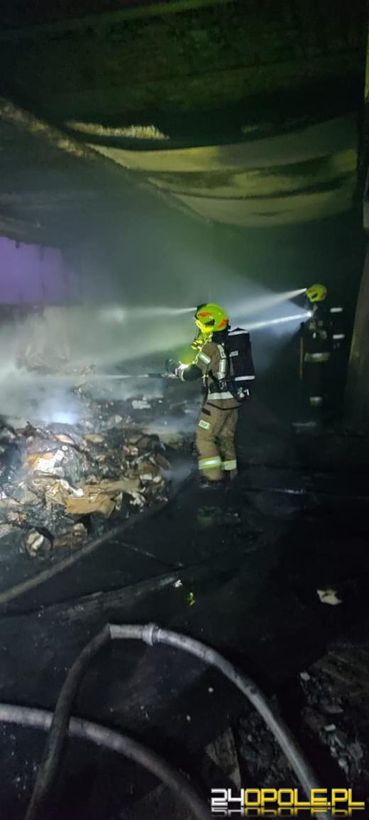 Pożar pustostanu w Strzelcach Opolskich. Ktoś zaprószył ogień