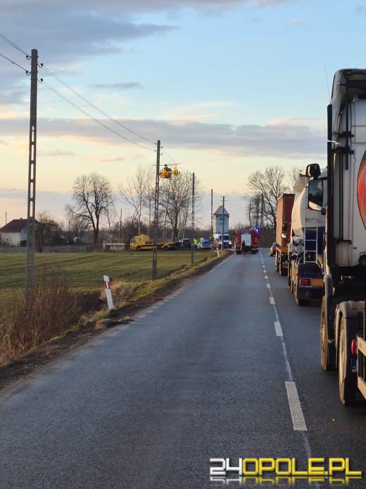 Wypadek w Krasnej Górze. Dziecko w stanie ciężkim 