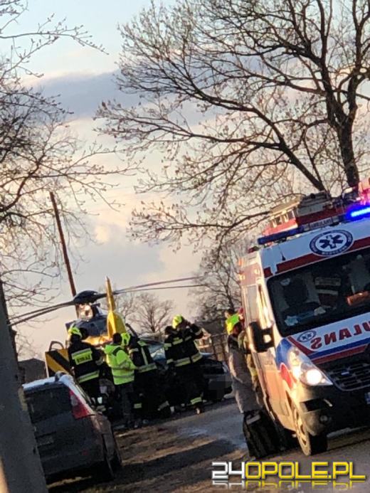Wypadek w Krasnej Górze. Dziecko w stanie ciężkim 