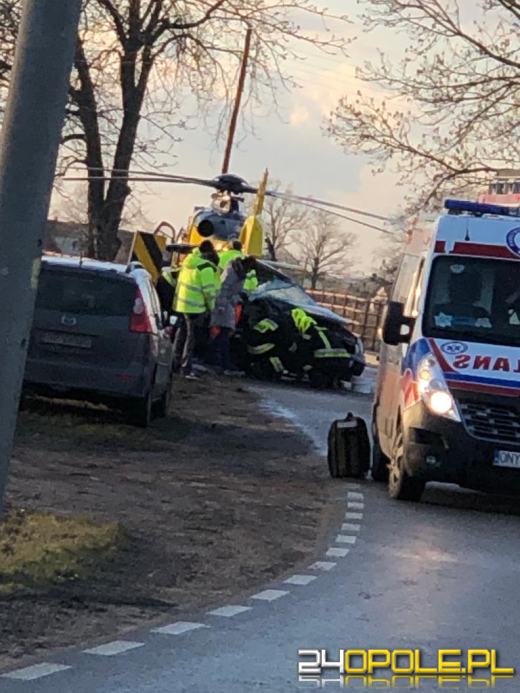Wypadek w Krasnej Górze. Dziecko w stanie ciężkim 