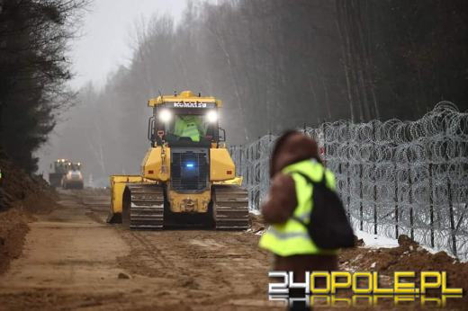 Trwają prace związane z budową zapory na granicy polsko-białoruskiej