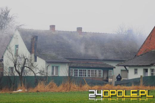 Pożar poddasza w domu jednorodzinnym w Bierdzanach