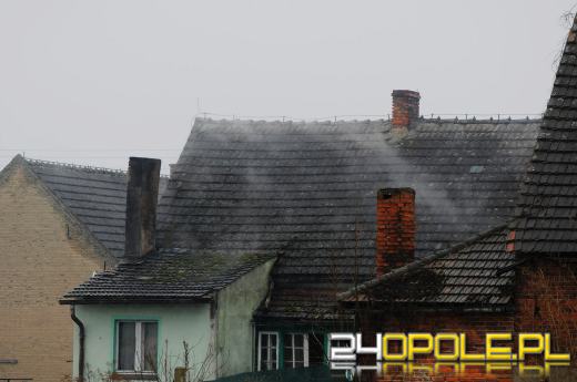 Pożar poddasza w domu jednorodzinnym w Bierdzanach