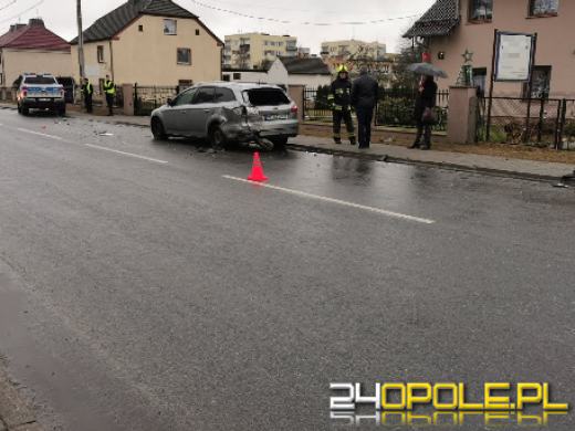 Ozimek: Kolizja samochodu osobowego z radiowozem