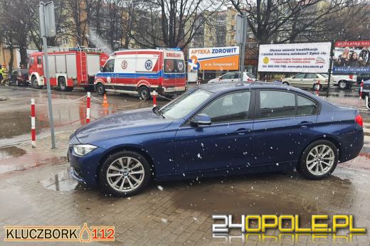 Potrącenie pieszego na przejściu dla pieszych w Kluczborku