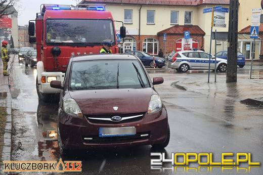 Potrącenie pieszego na przejściu dla pieszych w Kluczborku