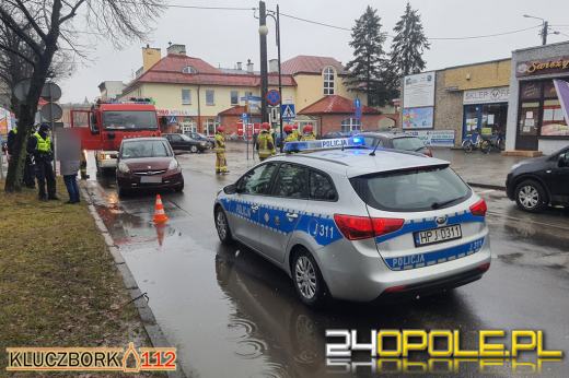 Potrącenie pieszego na przejściu dla pieszych w Kluczborku