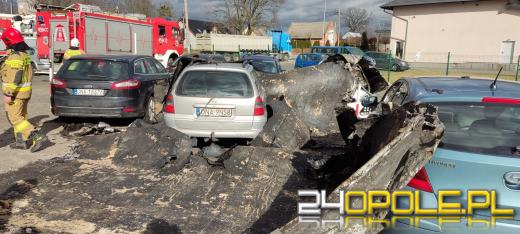 Blisko 400 interwencji strażaków w związku z silnym wiatrem na Opolszczyźnie