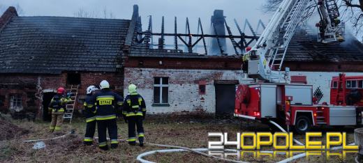 Pożar domu jednorodzinnego w powiecie namysłowskim. W akcji 8 zastępów straży
