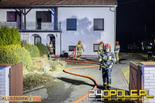 Na imprezie brakło sztućców. Strażak jadąc po zapasy zauważył pożar