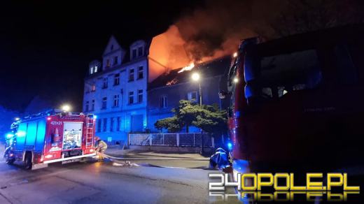 Pożar pustostanu w Kędzierzynie-Koźlu