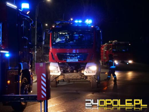 Pożar pustostanu w Kędzierzynie-Koźlu