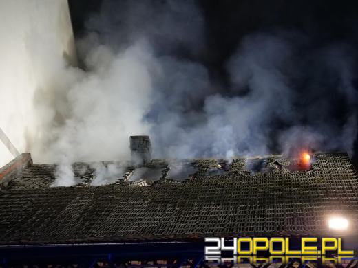 Pożar pustostanu w Kędzierzynie-Koźlu