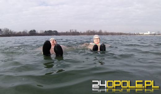 Ostatnie lutowe morsowanie na Kąpielisku Bolko