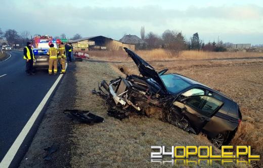 Nietrzeźwy 39-latek kierujący bmw doprowadził do wypadku 