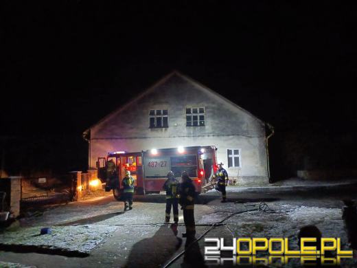 Pożar piwnicy w miejscowości Twardawa