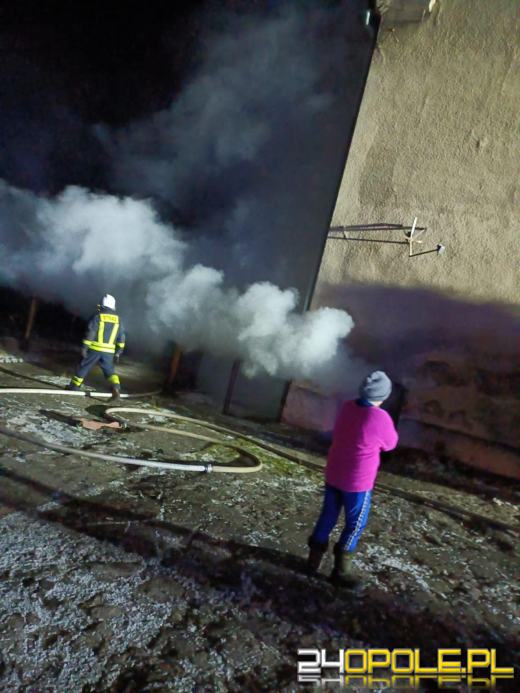Pożar piwnicy w miejscowości Twardawa