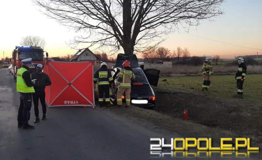 Śmiertelny wypadek w powiecie namysłowskim. Nie żyje 35-latek