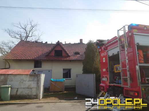 Pożar domu w Warmątowicach