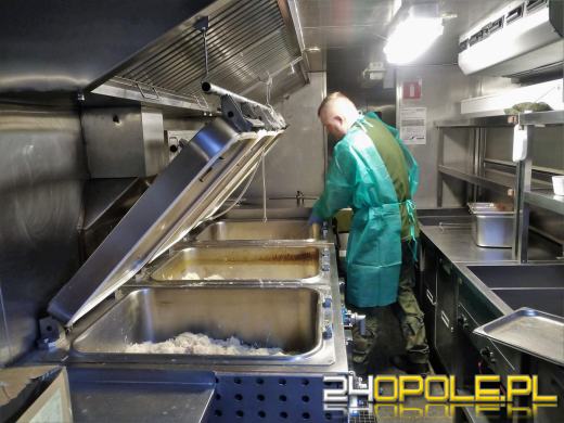 Żołnierze 10 Brygady Logistycznej w Opolu na granicy polsko-białoruskiej