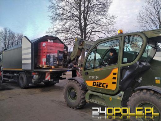 Żołnierze 10 Brygady Logistycznej w Opolu na granicy polsko-białoruskiej