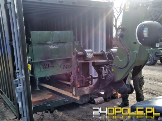 Żołnierze 10 Brygady Logistycznej w Opolu na granicy polsko-białoruskiej