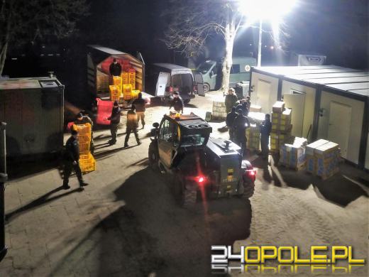 Żołnierze 10 Brygady Logistycznej w Opolu na granicy polsko-białoruskiej