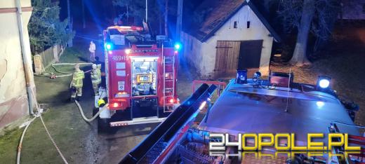 Pożar budynku wielorodzinnego w Myszowicach