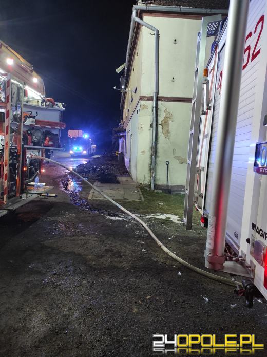 Pożar budynku wielorodzinnego w Myszowicach