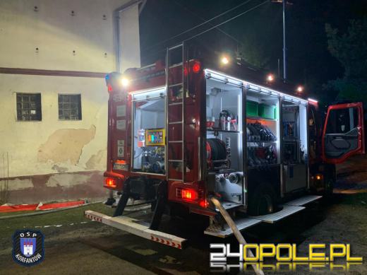 Pożar budynku wielorodzinnego w Myszowicach