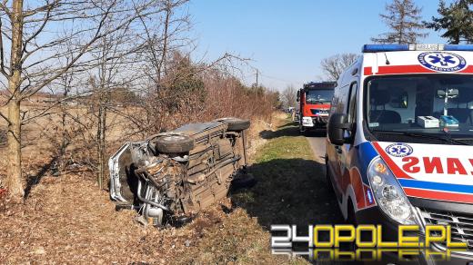 Wypadek w powiecie namysłowskim. Sprawca po spożyciu alkoholu