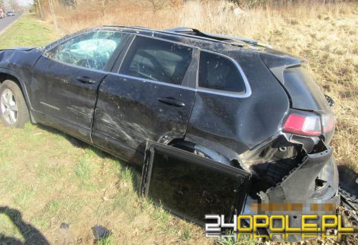 Wypadek w powiecie namysłowskim. Sprawca po spożyciu alkoholu