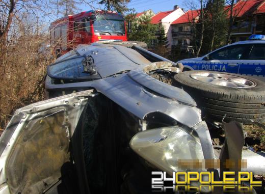 Wypadek w powiecie namysłowskim. Sprawca po spożyciu alkoholu