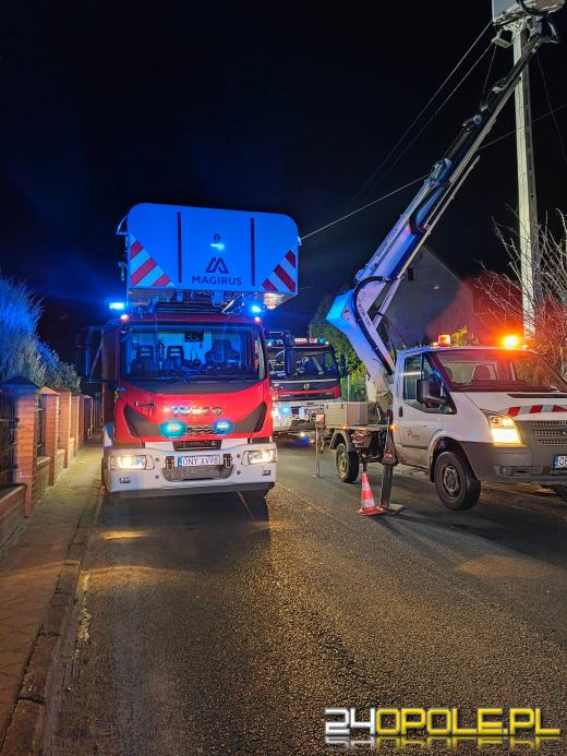 Pożar budynku gospodarczego w gminie Korfantów