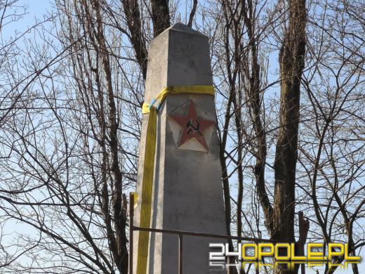 Runął pomnik Armii Czerwonej w gminie Prószków