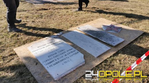 Runął pomnik Armii Czerwonej w gminie Prószków