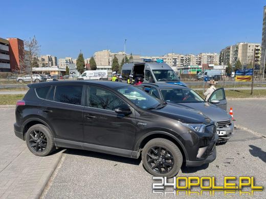 Zderzenie pojazdów koło akademika Sokrates 